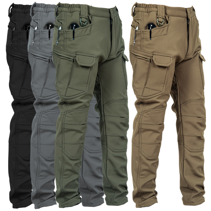 Winter Clothing Hiking - Herenslim-fit-tactische werkbroeken met meerdere zakken, wind-