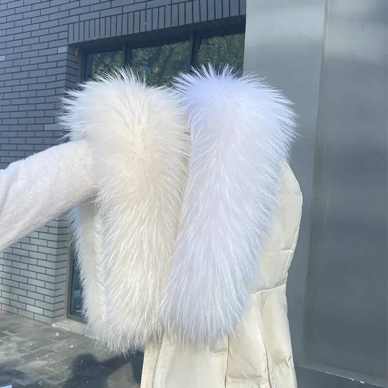 Wasbeer bontkragen voor damesj - Winter Clothing Pk recensie en prijs