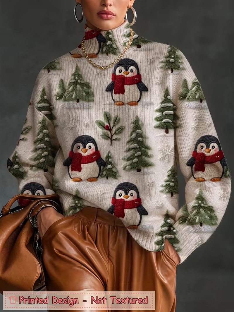 Dames T-shirt met coltrui, lan - Winter Clothing For Women recensie en prijs