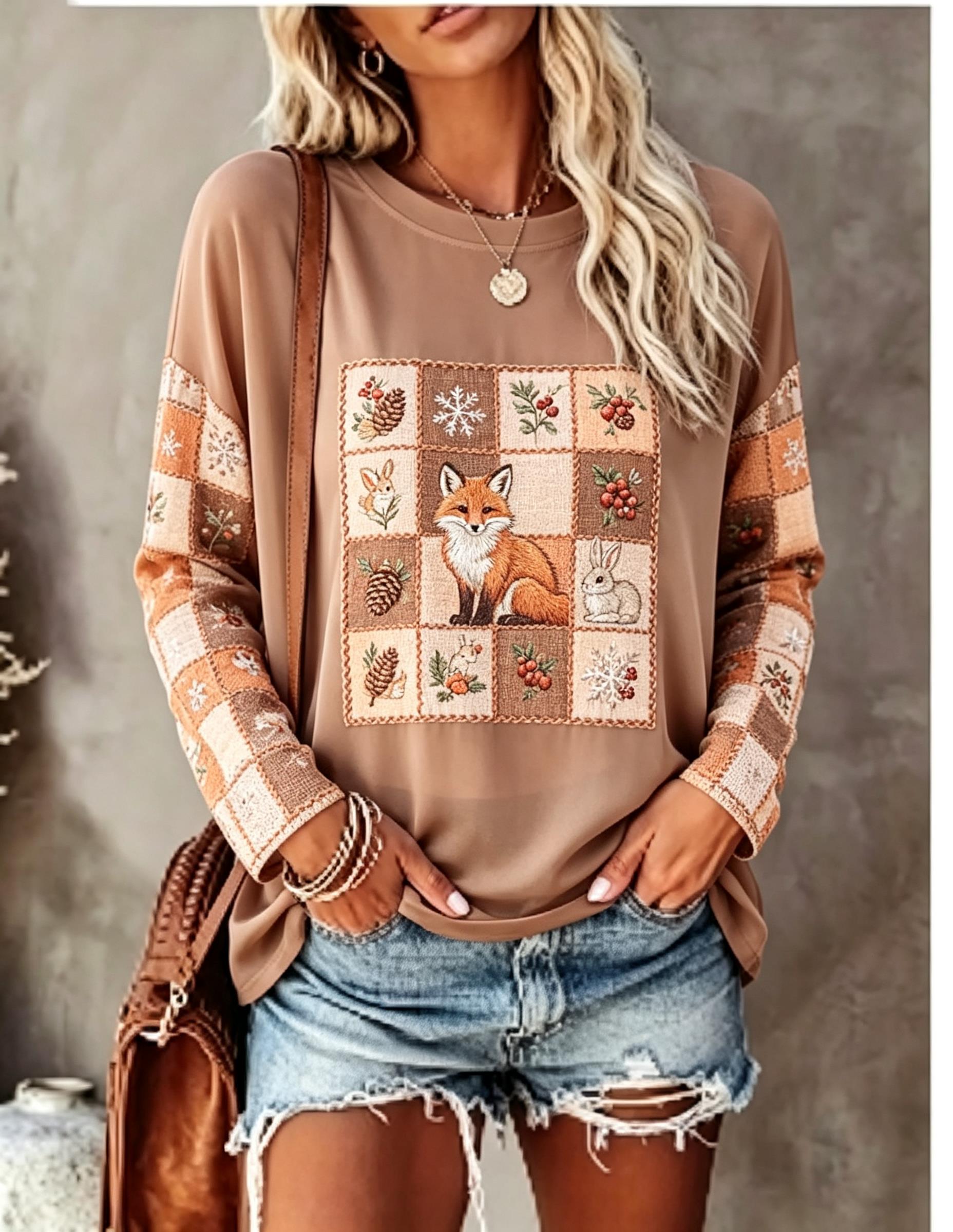Dames T-shirt met lange mouwen - Winter Clothing For Women recensie en prijs